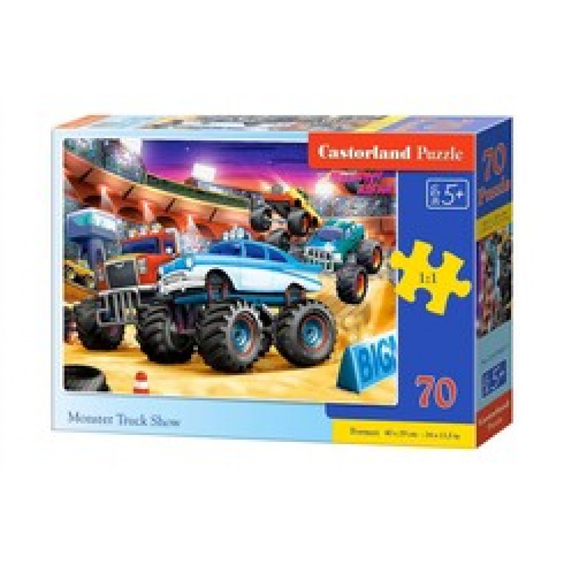 CASTORLAND Puzzle 70 pieces - Monster Truck Show