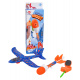 Blue Airplane 2-in-1 Set with Launcher