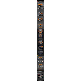 Terrain Vehicle Block Set Orange 3062pcs.