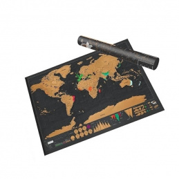 B9B1 WORLD MAP SCRATCH-OFF