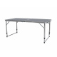 Aga Folding Camping Table 120x60x54/60/70 cm Grey