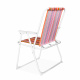 Aga Folding Chair OXFORD MR2128 Orange with Stripes
