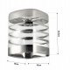 Hanging Ceiling Light LED Wooden Beam 2xE27 Chandelier Glass Strips