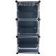 Variable shoe rack system 6 shelves ISO 11743