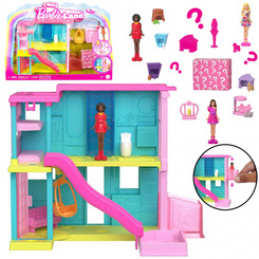 Mattel Mini BarbieLand Dollhouse + Doll and Pet + Accessories ZA6039 Universal
