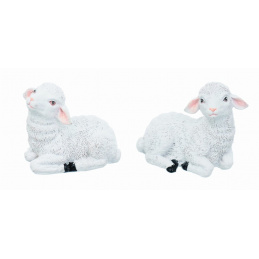 Ceramic Easter sheep for display, assorted designs