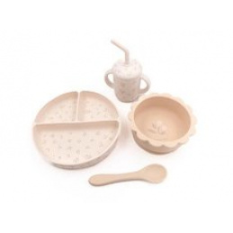 BAMBOOM Universal Flower Silicone Tableware Set