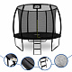 Aga SPORT EXCLUSIVE Trampoline 305 cm Black + protective net + ladder