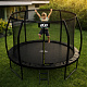 Aga SPORT EXCLUSIVE Trampoline 305 cm Black + protective net + ladder