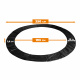 Aga Spring Cover for Trampoline SPORT EXCLUSIVE 250 cm Black