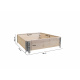 Aga Raised flower bed 80x60x20 cm