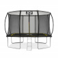Aga Rectangular Trampoline 244x335 cm Black/Yellow