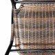 Aga Garden Chair RATTAN Black/Brown