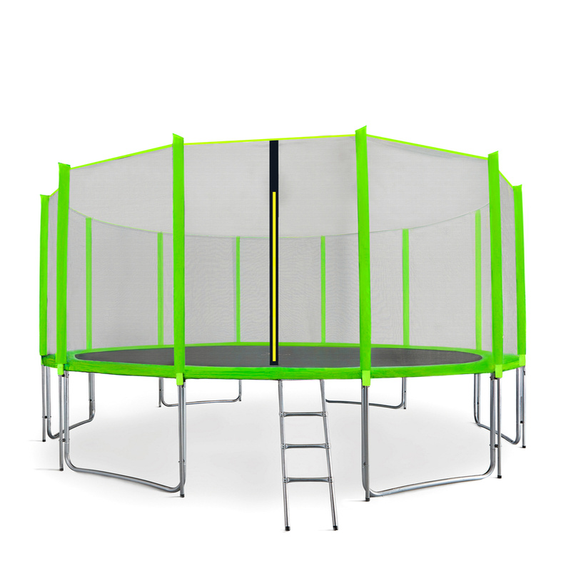 Aga SPORT PRO Trampoline 518 cm Light Green + protective net + ladder + shoe pocket