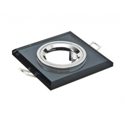 Suspension Spot Light BRG70069 - glass - bevelled edges - BLACK