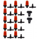 Water mist 11 nozzles,10 m Malatec 18318