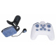 Vehicle with smoke function controlled by remote control and blue watch