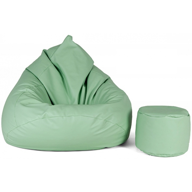 Aga Sofa bag XXXL + footrest Mint