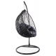 Aga Hanging armchair ORTA MR4202B-DG Black/Dark grey