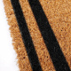 Linder Exclusiv Doormat made of coconut fiber 45x75 cm Black