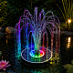 Aga Solar Fountain RGB LED 16 cm