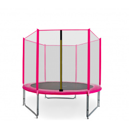 Aga SPORT PRO Trampoline 180 cm Pink + protective net