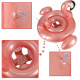 Aga Inflatable ring with seat for children Flamingo
