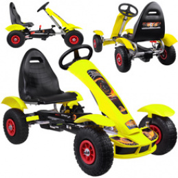 Sports Go-kart Green with Pedals Inflatable Wheels SP0209 Universal
