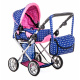 Doris Stroller for dolls 9346/L Blue Pink