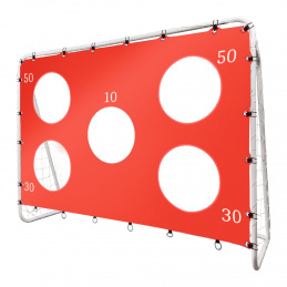 Children's football training goal 2-in-1 + accuracy mat 215 x 153 x 76 cm
