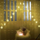 Light curtain 136 LED USB with remote control warm white KS19738
