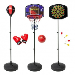 B19C3 GAME SET 3 IN 1: BASKETBALL, BOXING, DARTS