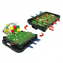 B7C2 FOOSBALL TABLE GAME BILLIARDS 15IN1 EN