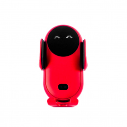 Aga Mobile Holder with Wireless Qi Charging Red