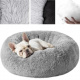 Furry dog bed, gray 22759 universal