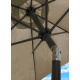 Linder Exclusiv Tilting parasol 250 cm Grey-brown