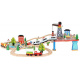 Aga4Kids Wooden Train Track 78 pieces on batteries