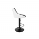 Aga Bar Chair Black/Black/White