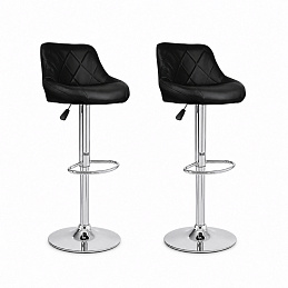 Aga 2x Bar Stool Black