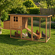 Aga Chicken Coop for Hens 198x75x103 cm
