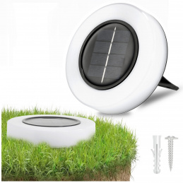 Solar driveway light, white, IP44