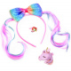 Sparkling headband with bow for pony ZA3795
