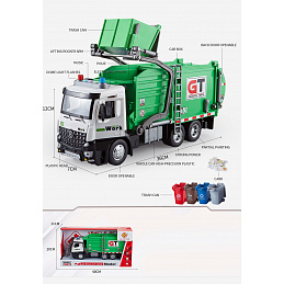 Green Garbage Truck + Accessories