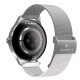 Smartwatch Garett Viva Silver with a steel strap