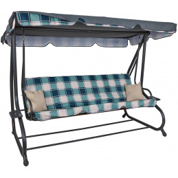 Aga Garden swing XXXL COMFORT LUX Square Green
