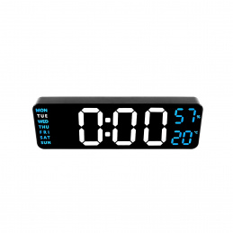 Aga Digital Alarm Clock Blue
