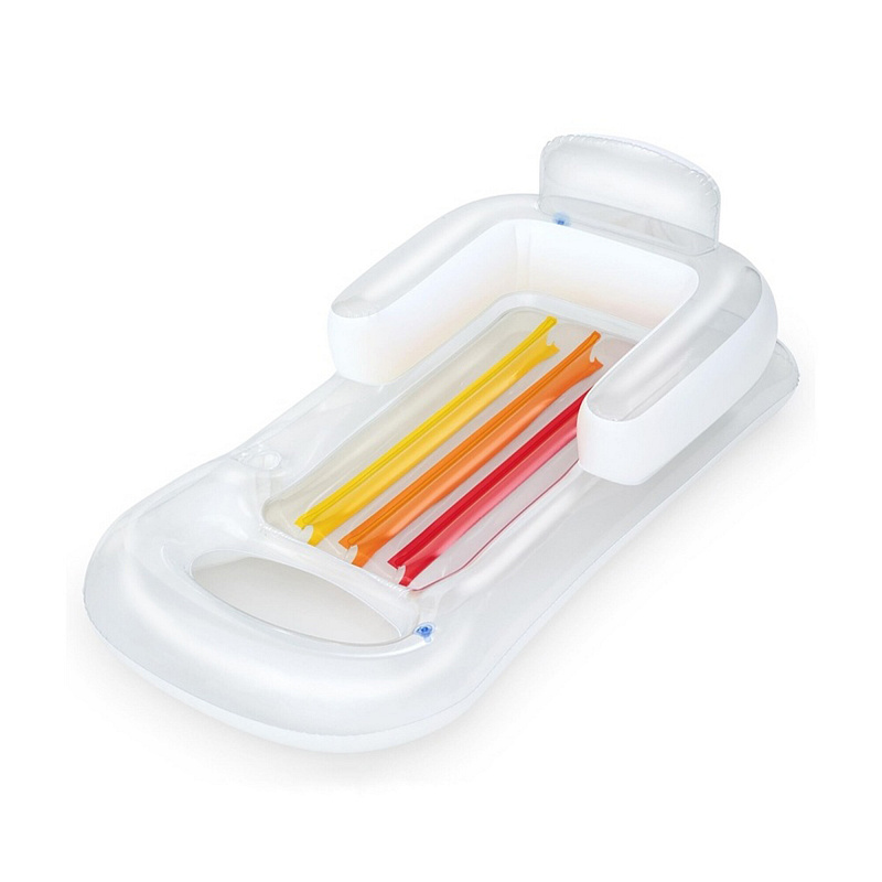 Bestway 43028 Inflatable Lounger with Backrest Transparent