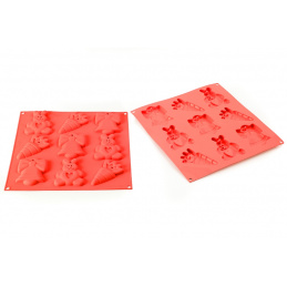 Silikomart Baking mould 9 pieces set yellow