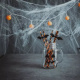 Artificial spider web with spiders white Malatec 19759