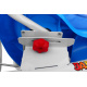 Children's tricycle Elephant Blue + sounds + canopy + barrier + footrest + handle + runners + storage space
